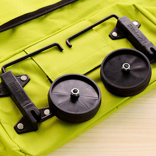 Hopfällbar shoppingväska med hjul - Lika bra för män som för kvinnor