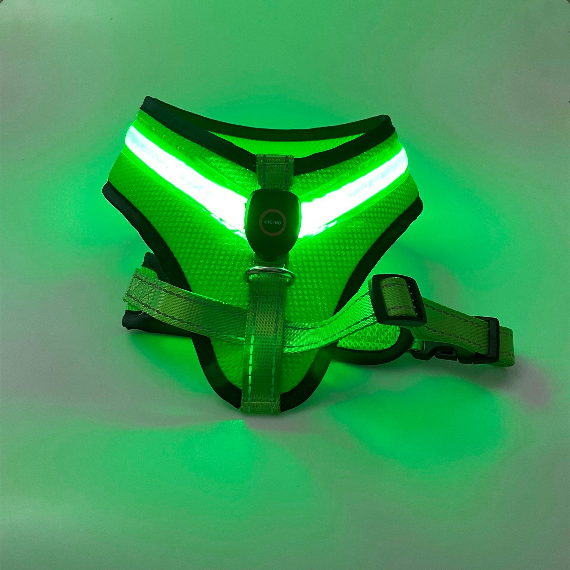 LED Hundsele – USB-laddningsbar & Reflekterande