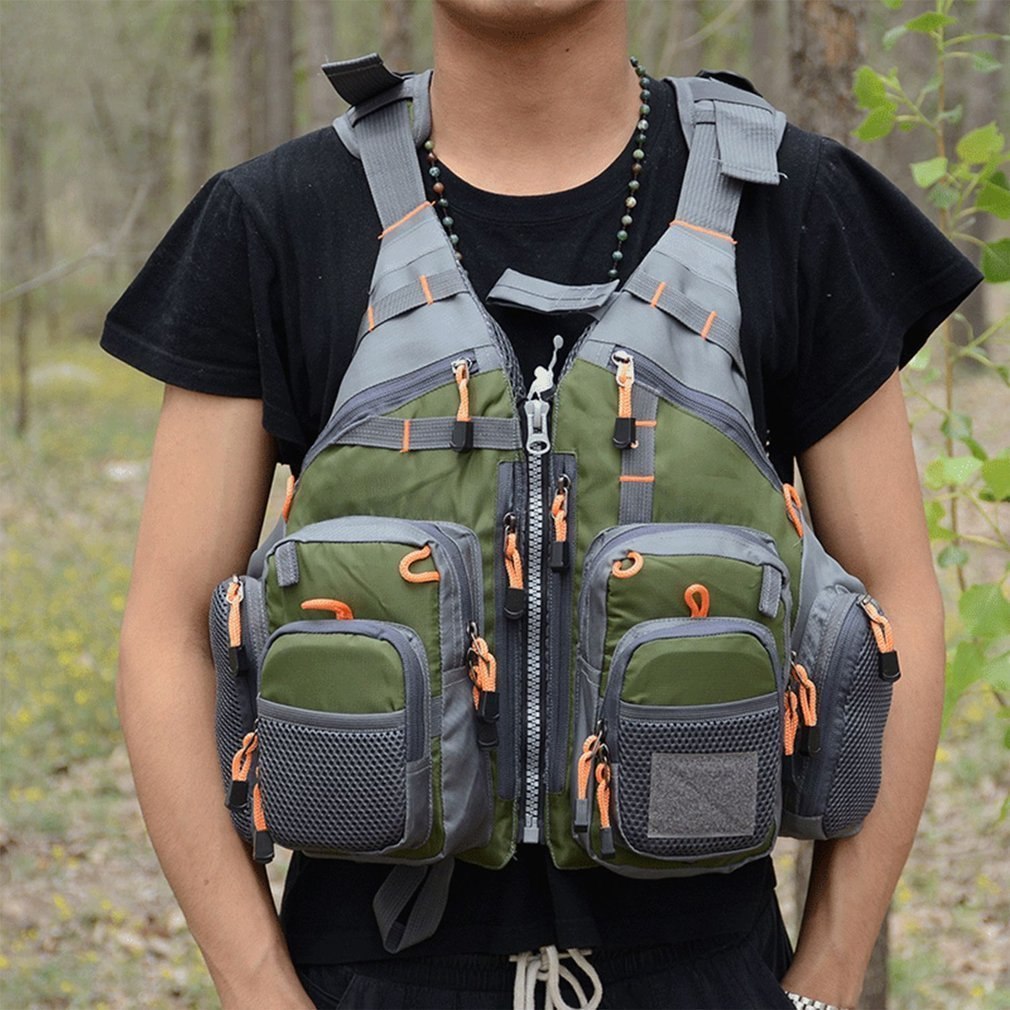 Utomhus säkerhetsflytväst för sportfiske eller annan aktivitet