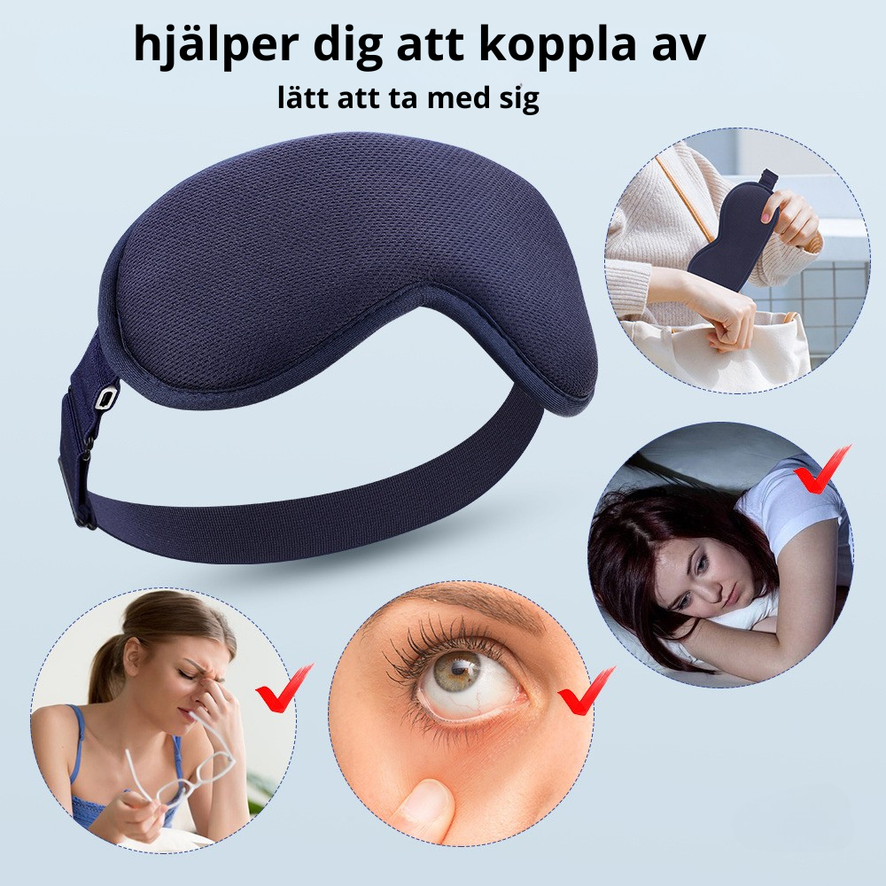 Ăgonmask med vĂ€rmeterapi och vibration