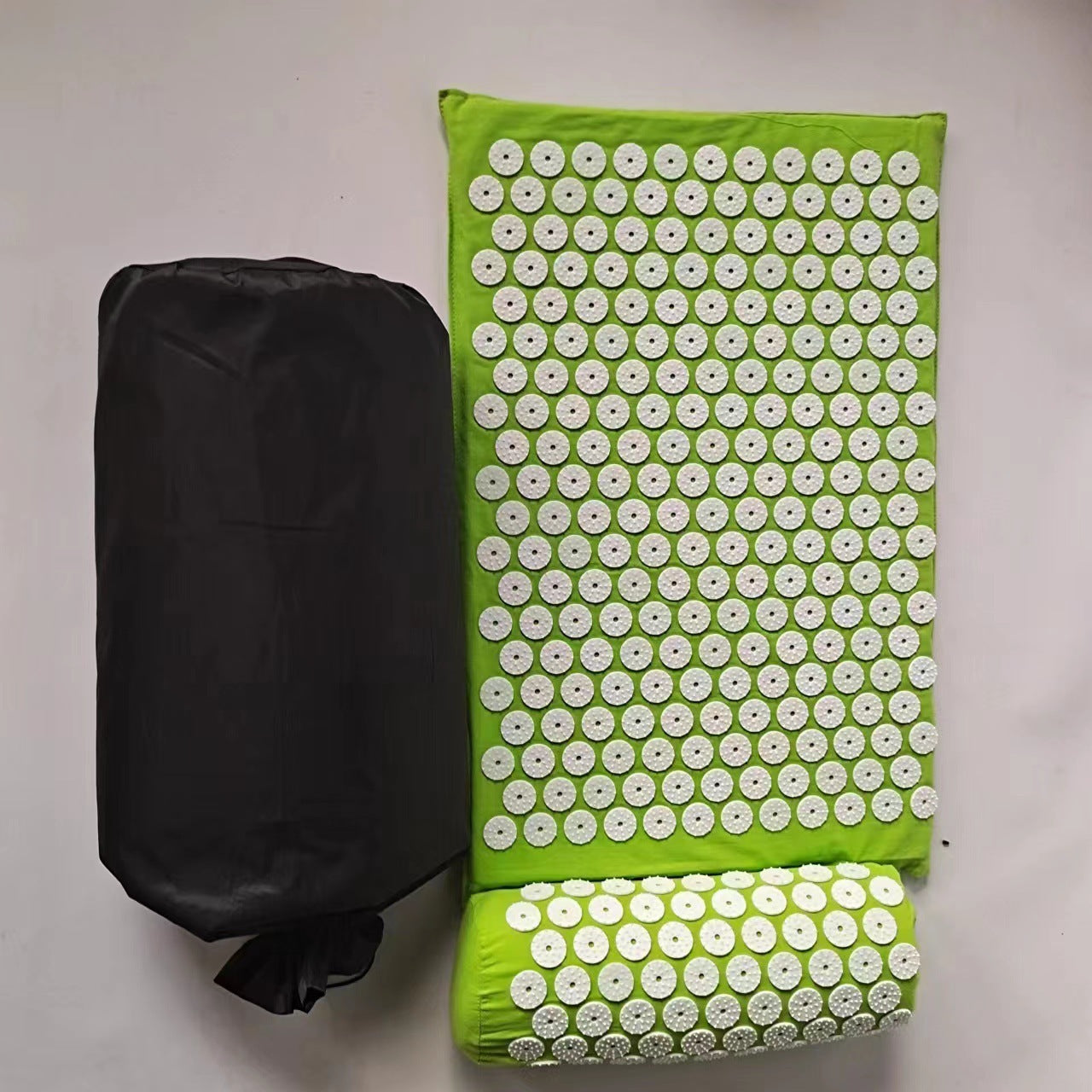 Spikmatta med kudde för träning och avkoppling