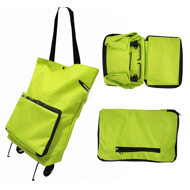 Hopfällbar shoppingväska med hjul - Lika bra för män som för kvinnor