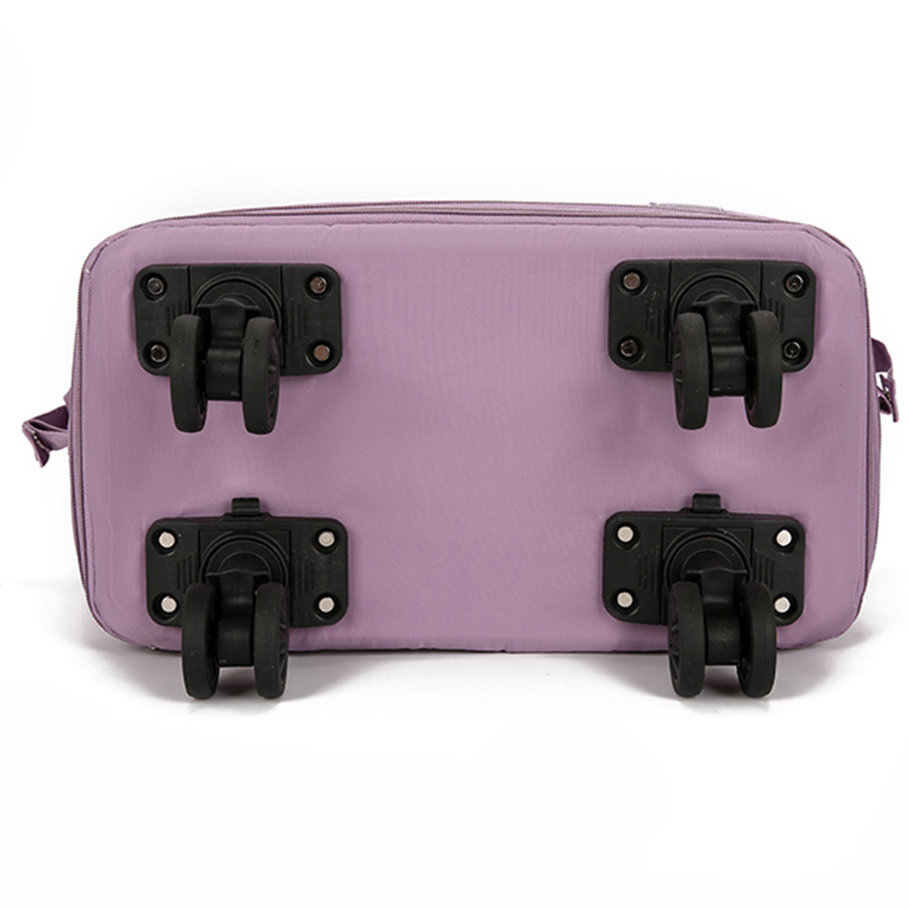 Hopfällbar väska med hjul – stor kapacitet i Oxfordtyg med våt och torrfack