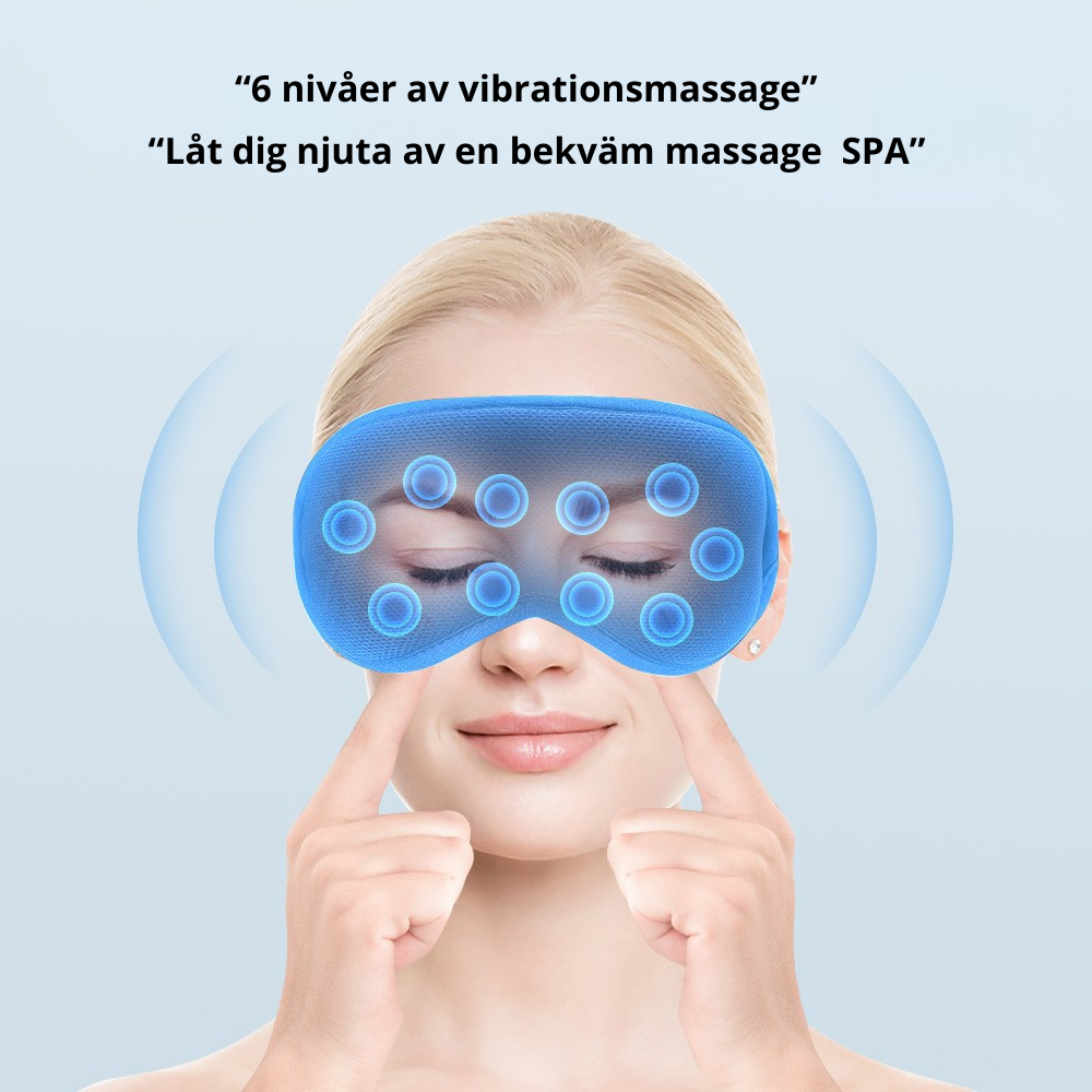 Ögonmask med värmeterapi och vibration