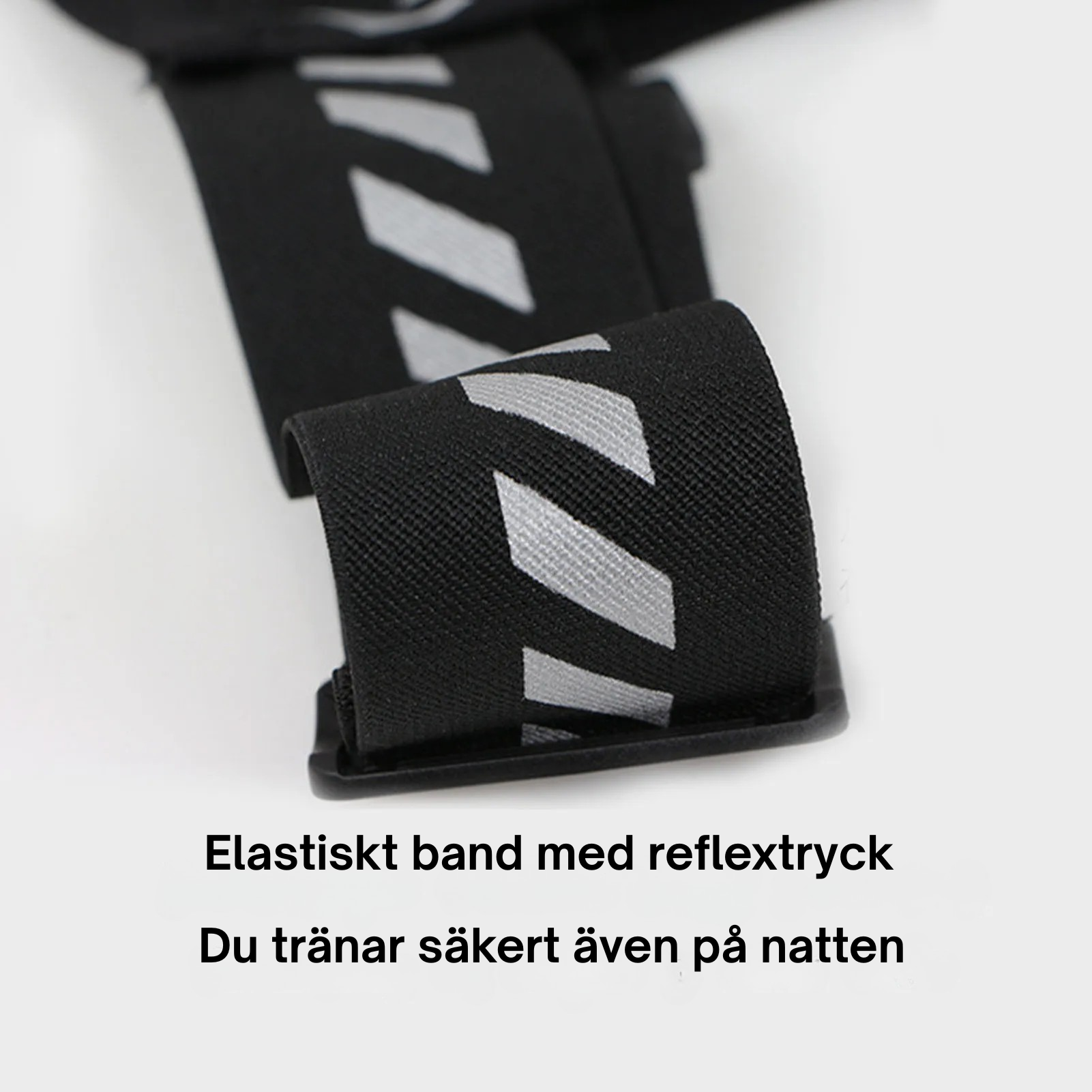 Lätt reflexväst för löpning, skidåkning, cykling & skridskor – hög synlighet