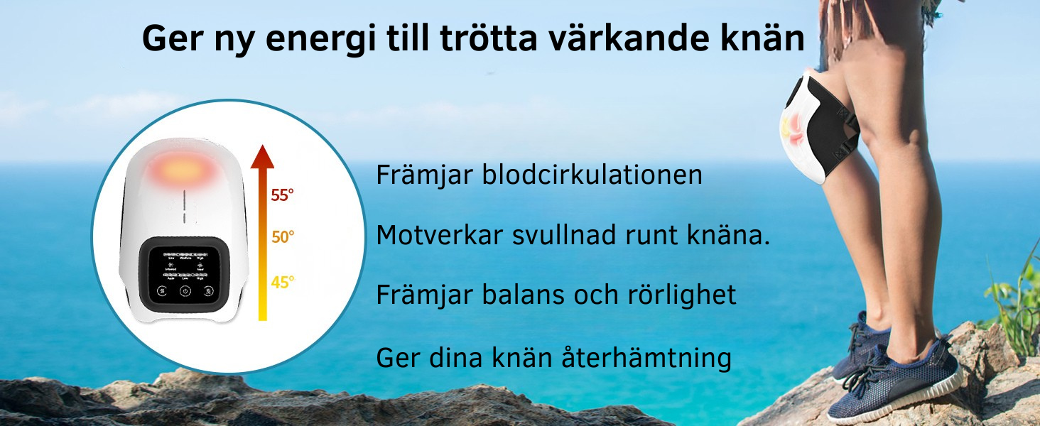 Uppladdningsbar vibrerande knämassör