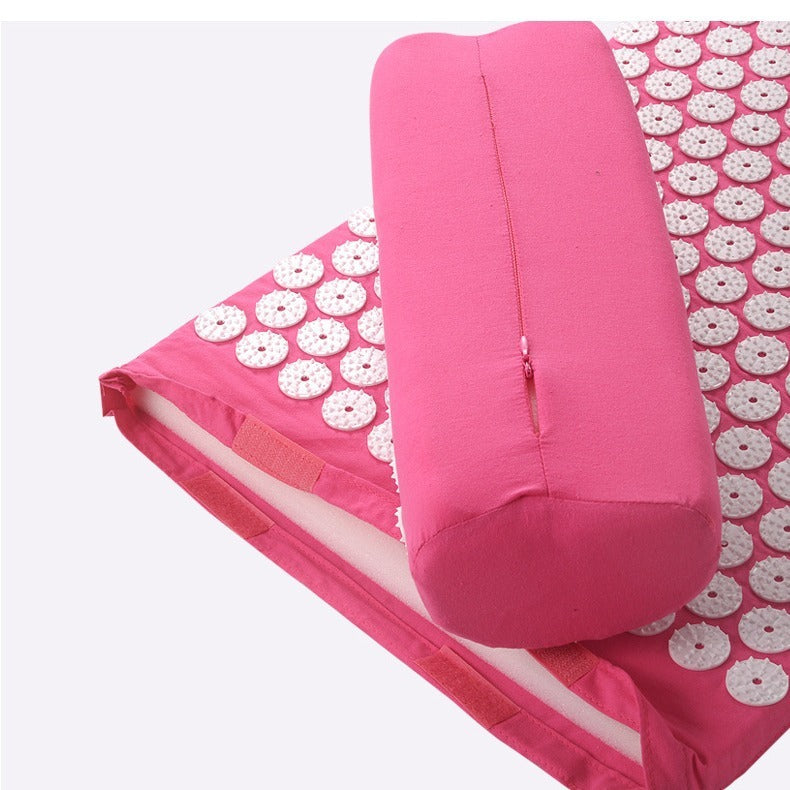 Spikmatta med kudde för träning och avkoppling