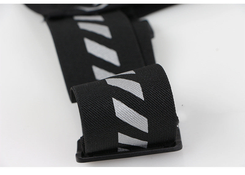 Lätt reflexväst för löpning, skidåkning, cykling & skridskor – hög synlighet